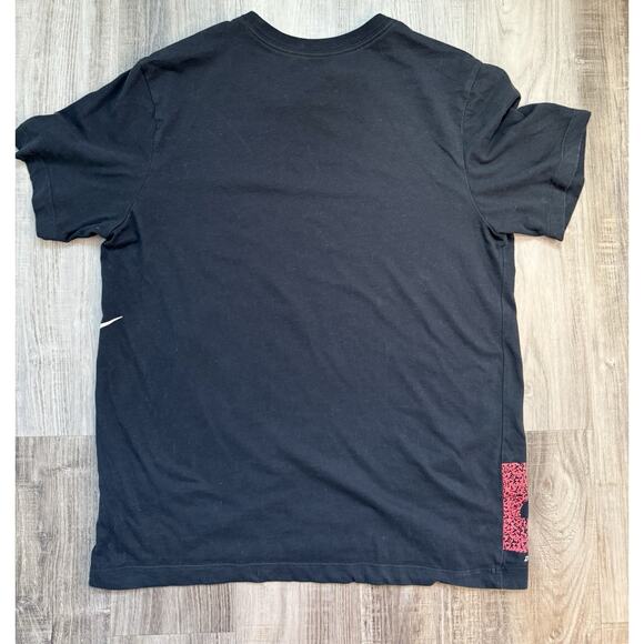 The Nike Tee Black Dri-Fit Men's Medium JUST DO IT. Logo And Graphics - Picture 7 of 10
